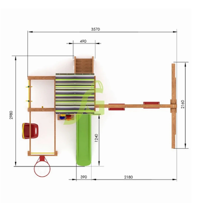 Детская площадка для малышей IgraGrad В1 фото 4