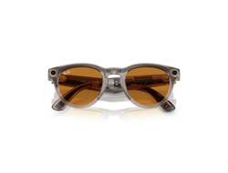 Умные очки Ray-Ban Headliner (Gen1), фотохромные линзы Clear/Saffron Yellow Transitions, оправа Shiny Warm Stone (150-50)