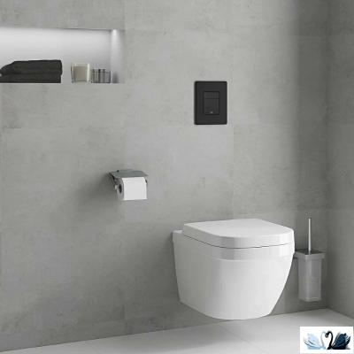 Инсталляция Grohe Solido 38811KF0, комплект 3 в 1 с панелью смыва Even, фантомный черный