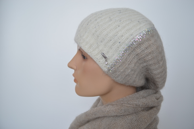 Вязаный берет Италия 2025 - 2026