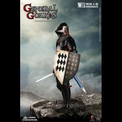 Страж генерала (Черный рыцарь, лимитированная версия) - Коллекционная ФИГУРКА 1/6 scale SERIES OF EMPIRES (DIECAST ALLOY) - GENERAL GUARDS (BLACK KNIGHTS WF2020 LIMITED VERSION) (SE2001) - COOMODEL