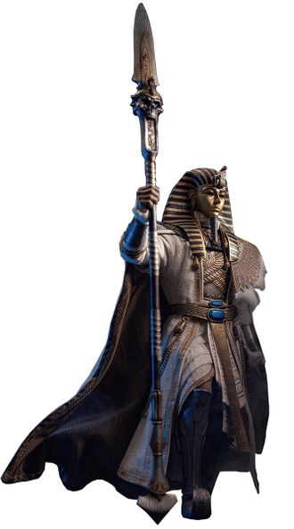 Фараон Тутанхамон в белом - Коллекционная ФИГУРКА 1/6 Pharaoh ...