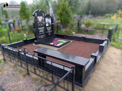 Памятник военному сво на могилу  эксклюзивный  781 с патроном