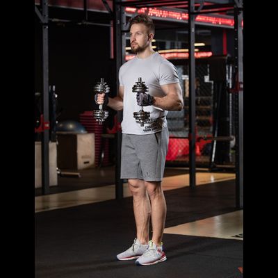 Гантели разборные DB-501, чугун/хромированная сталь, в чемодане, 2 шт, по 7,5 кг