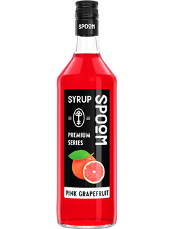 Сироп Spoom Грейпфрут розовый, 1 л (для коктейлей, лимонадов и десертов)