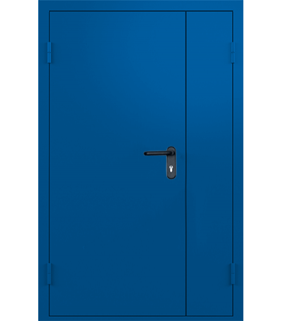 ДВЕРЬ МЕТАЛЛИЧЕСКАЯ ПРОТИВОПОЖАРНАЯ ДВУПОЛЬНАЯ ДПМ-02/60-А двупольная ассиметричная