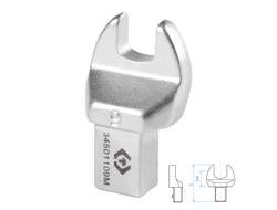 Насадка рожковая серии "FIT", 9 мм, 9х12 мм KING TONY 34501109M