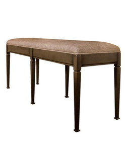 Банкетка длинная на прямых точеных ножках.