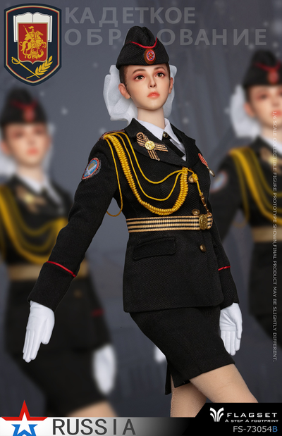 ПРЕДЗАКАЗ - Девушка-кадет - Коллекционная ФИГУРКА 1/6 Russian female soldiers Ninth Women's Military Academy (FS-73054B) - FLAGSET ?ЦЕНА: 18900 РУБ.?