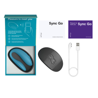 SNSY5SG8 Вибратор для пар We-Vibe Sync Go бирюзовый