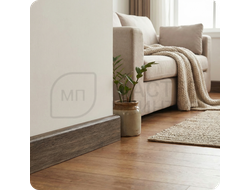 Плинтус с кабель-каналом Comfort Classic 80 80х16х2200 мм. Дуб рустик 220