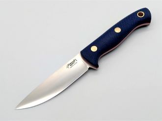 Нож Шершень сталь N690 синяя микарта