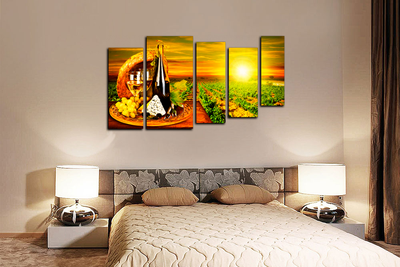 Модульная картина "Прекрасный урожай"