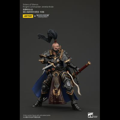 Дженеция Крол, рыцарь-командор Сестер Безмолвия (Warhammer Horus Heresy) - КОЛЛЕКЦИОННАЯ ФИГУРКА 1/18 Sisters of Silence Knight-Commander Jenetia Krole (JT00829) - JOYTOY