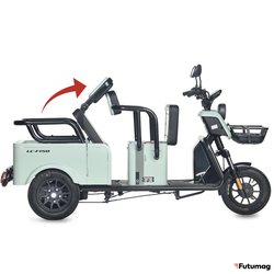 Электротрицикл Wanshida LC-F150 60V 1000Вт серый