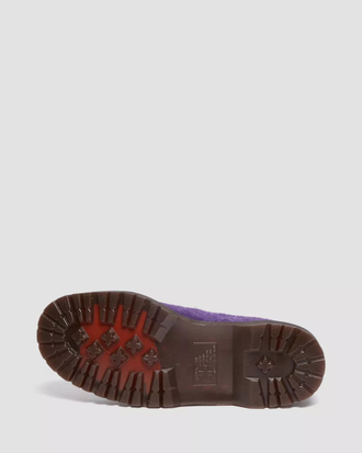 Полуботинки Dr Martens 8053 Suede Shoes фиолетовые