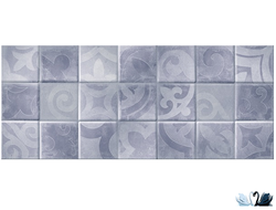 Плитка настенная Gracia Ceramica Folk blue square wall 25 х 60 см мозаика купить в магазине Marysя