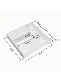 Раковина над стиральной машиной СаНта Юпитер 60х60