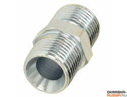 Переходник 3/8" на 3/8" (штуцер, адаптер, переходник) соединение для шлангов высокого давления