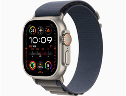 Apple Watch Ultra 2 из титана - 49 мм - Alpine Loop синий