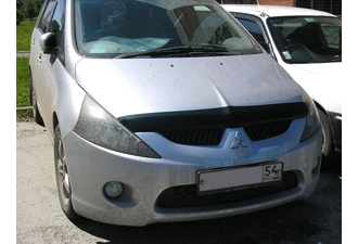 Дефлектор капота темный MITSUBISHI GRANDIS 2004-2011, NLD.SMIGRA0412