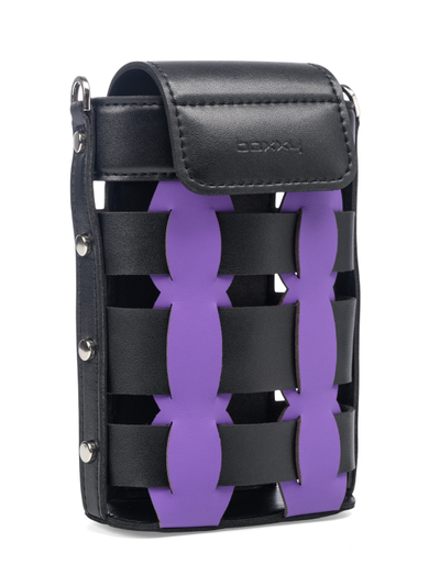 Мини-сумка 118	Черный Пурпурный