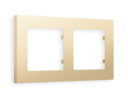 Рамка 2-ая Шампань, коллекция TECHNO - Ambrella Volt - ALFA