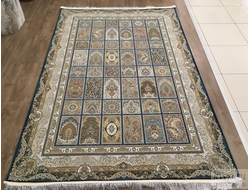 КОВЕР ИРАНСКИЙ Mashad 1500 G139 dark blue / 1.2*1.7 м
