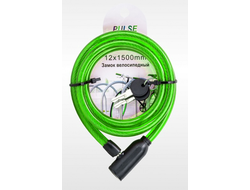 Велозамок "Pulse" 10*1500 (зеленый)