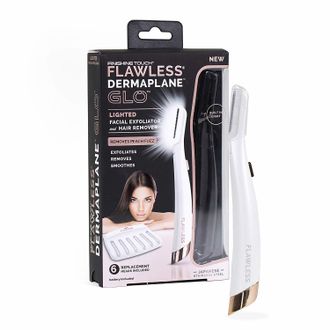 Триммер для лица Flawless Dermaplane GLO