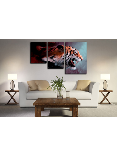 Модульная картина "Свирепость"