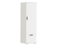 ЛДСП Прихожая НИКА ШУ701 Шкаф угловой Белый гладкий