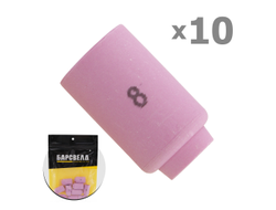 Сопло керамическое SR 9/20/21 стандартное №8 ф 12,5 мм, L=25,5 мм (уп. 10 шт.), БАРСВЕЛД