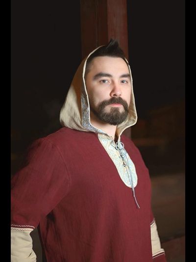 Рубаха из крапивы "Викинг Вязь"