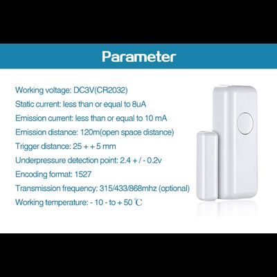 Беспроводной датчик двери GauTone 67R