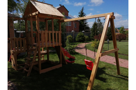 Детская площадка Сибирика с 2-мя горками (Самсон)