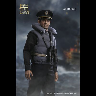 Капитан ВМФ США времен Второй Мировой - Коллекционная ФИГУРКА 1/6 scale WWII U.S.NAVY Destroyer Commander  (AL100033) - Alert Line