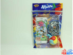 Игровой набор в пакете (игра с шариками + свисток) (YAKO Toys) арт. M6375Y