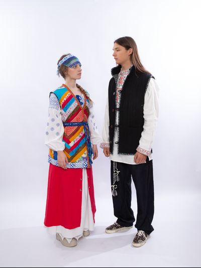 Жилет лоскутный "Ярый"