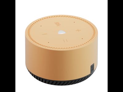 Умная колонка Яндекс Станция Лайт с Алисой, бежевый капучино, 5Вт