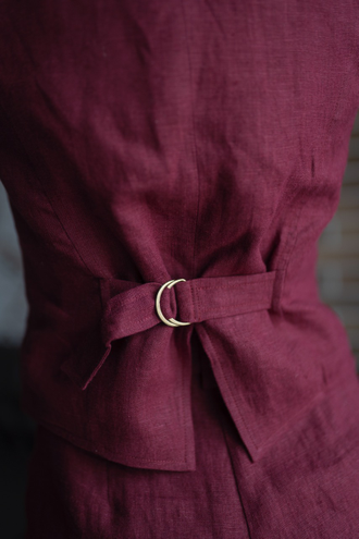 Жакет укороченный (бордо)