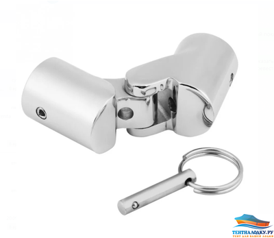 Кронштейн складной с фиксацией, для трубы 22/25 mm, нержавеющая сталь