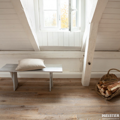 Паркетная доска Meister Дуб витал Миттеральм 8840 в интерьере