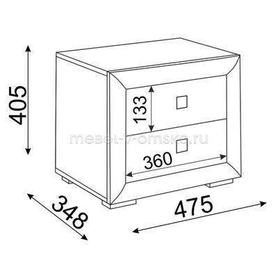 Тумба прикроватная Глэдис М30