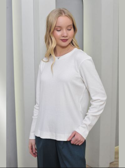 Джемпер: 626-10240-молочный