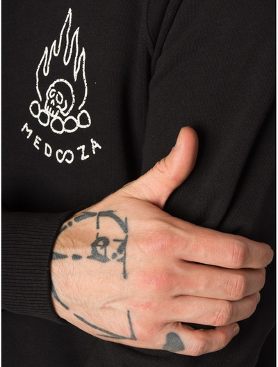 Свитшот Medooza Ни Дня на Месте Черный