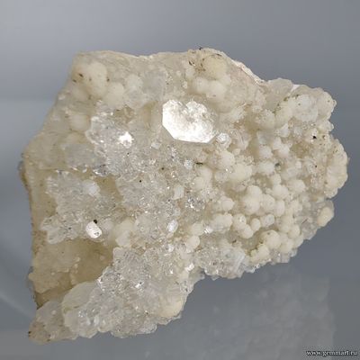 Стильбит, апофиллит, кварц. Индия. 60*50*25мм