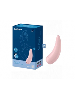 001852 ВАКУУМНЫЙ МАССАЖЕР С ВИБРАЦИЕЙ SATISFYER CURVY 2 PLUS PINK