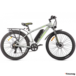 Электровелосипед INTRO Sport GT (Серо-зеленый)