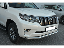 Защита переднего бампера d76 для Toyota Land Cruiser Prado 150 (2017-...)